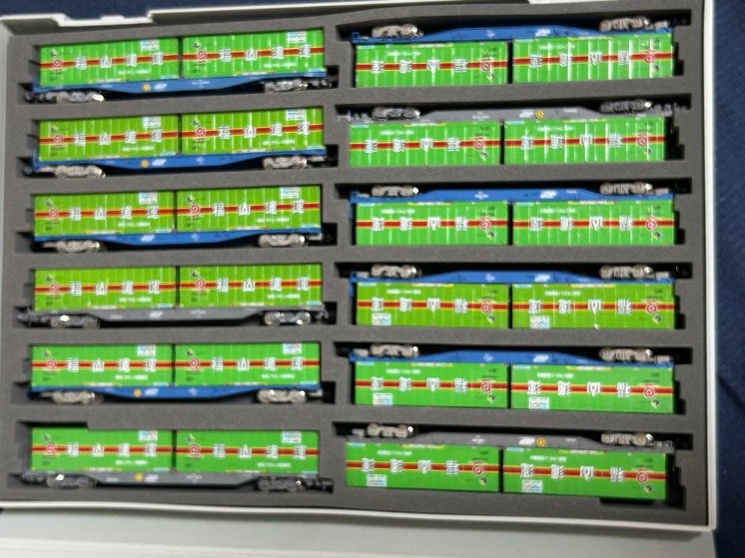 コキ付きU51A‐30000番台タイプ　福山通運　レールエクスプレス12両24個
