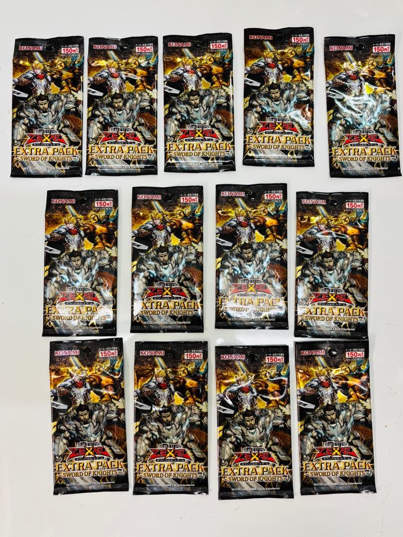 遊戯王ゼアル　エクストラパック　ソード・オブ・ナイツ 未開封 13パック