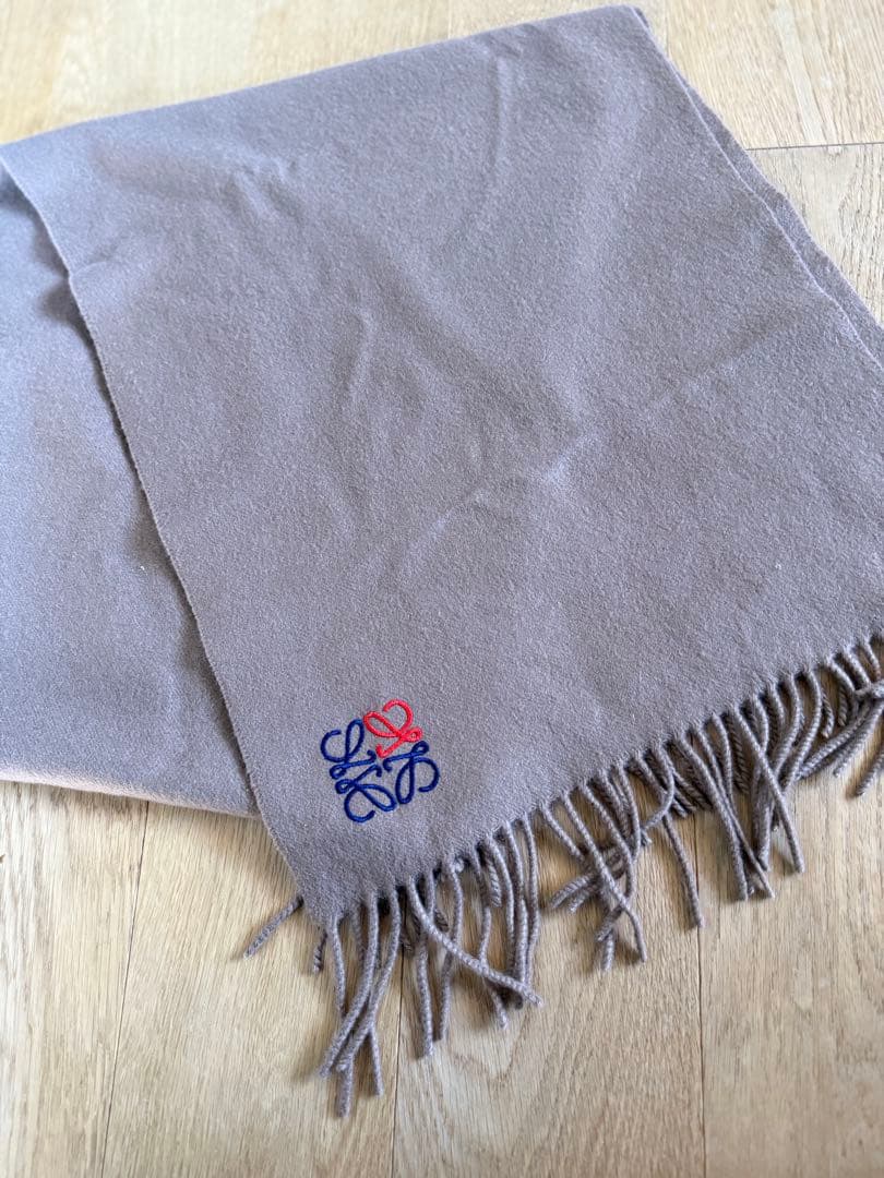 LOEWE アナグラムカシミヤマフラー