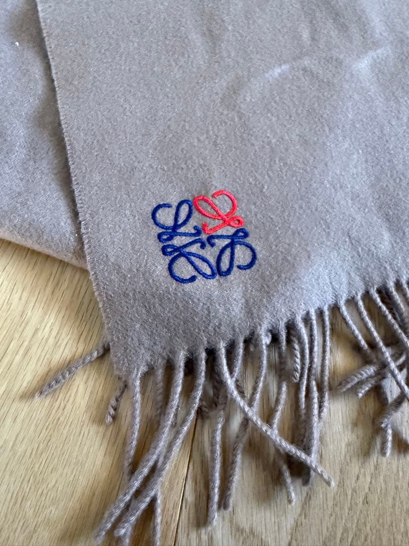 LOEWE アナグラムカシミヤマフラー