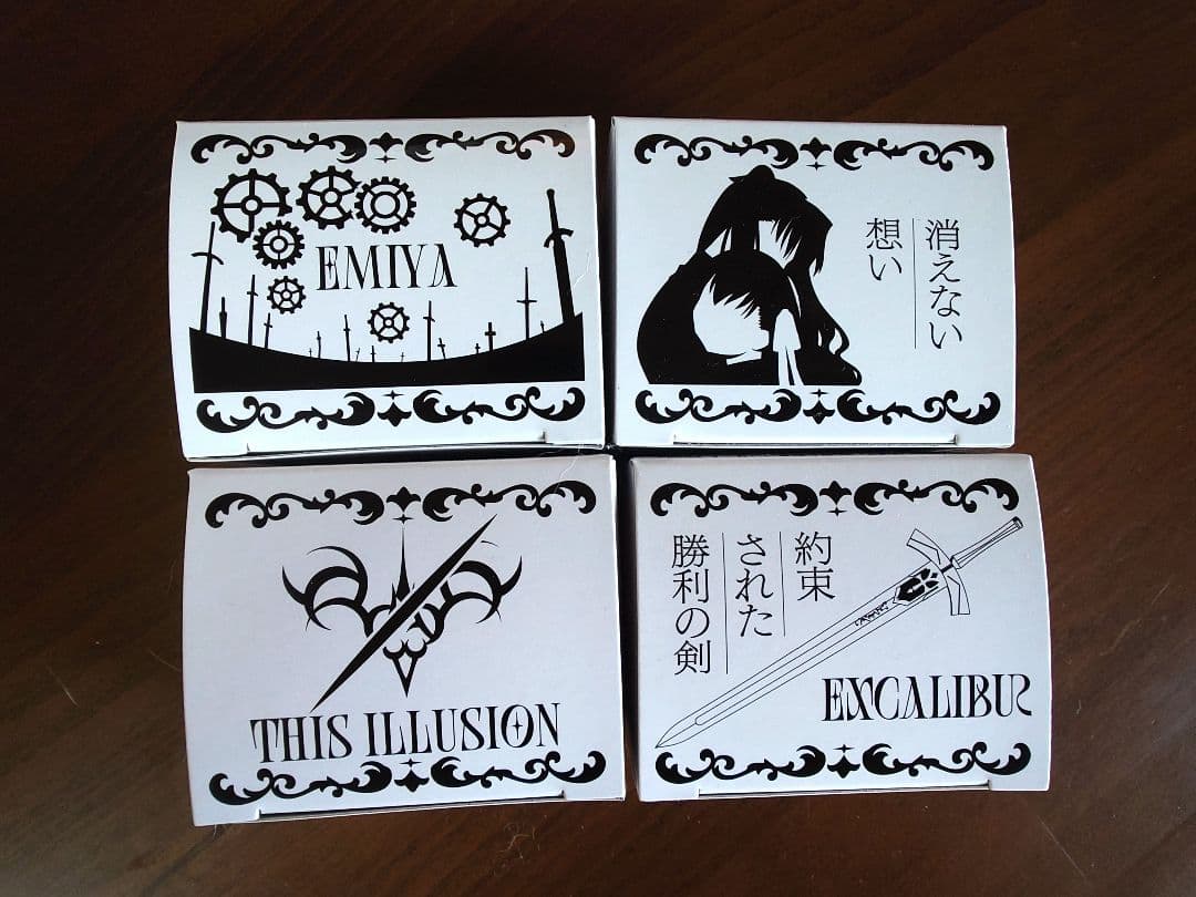 Fate/stay night 20周年コンサート スケルトンオルゴール 4種