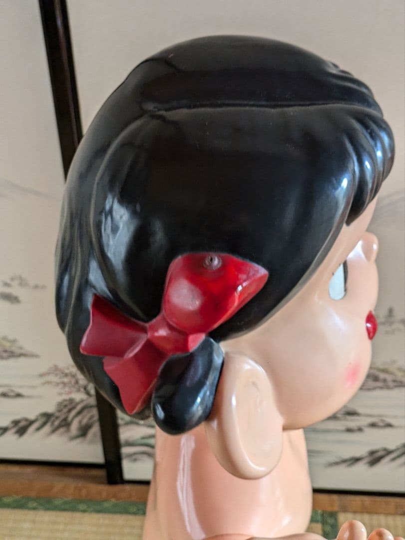 もんちゃん専用　ホッペ赤店頭ペコちゃん　等身大ペコちゃん　店頭用ペコちゃん