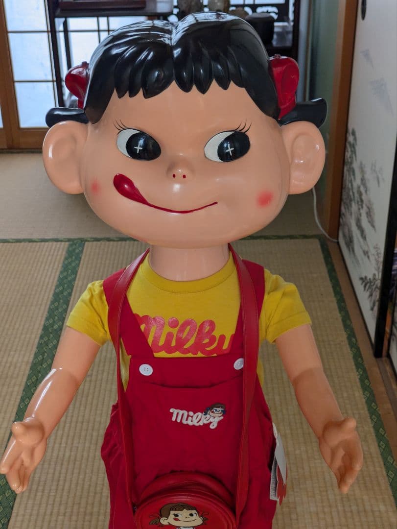 もんちゃん専用　ホッペ赤店頭ペコちゃん　等身大ペコちゃん　店頭用ペコちゃん