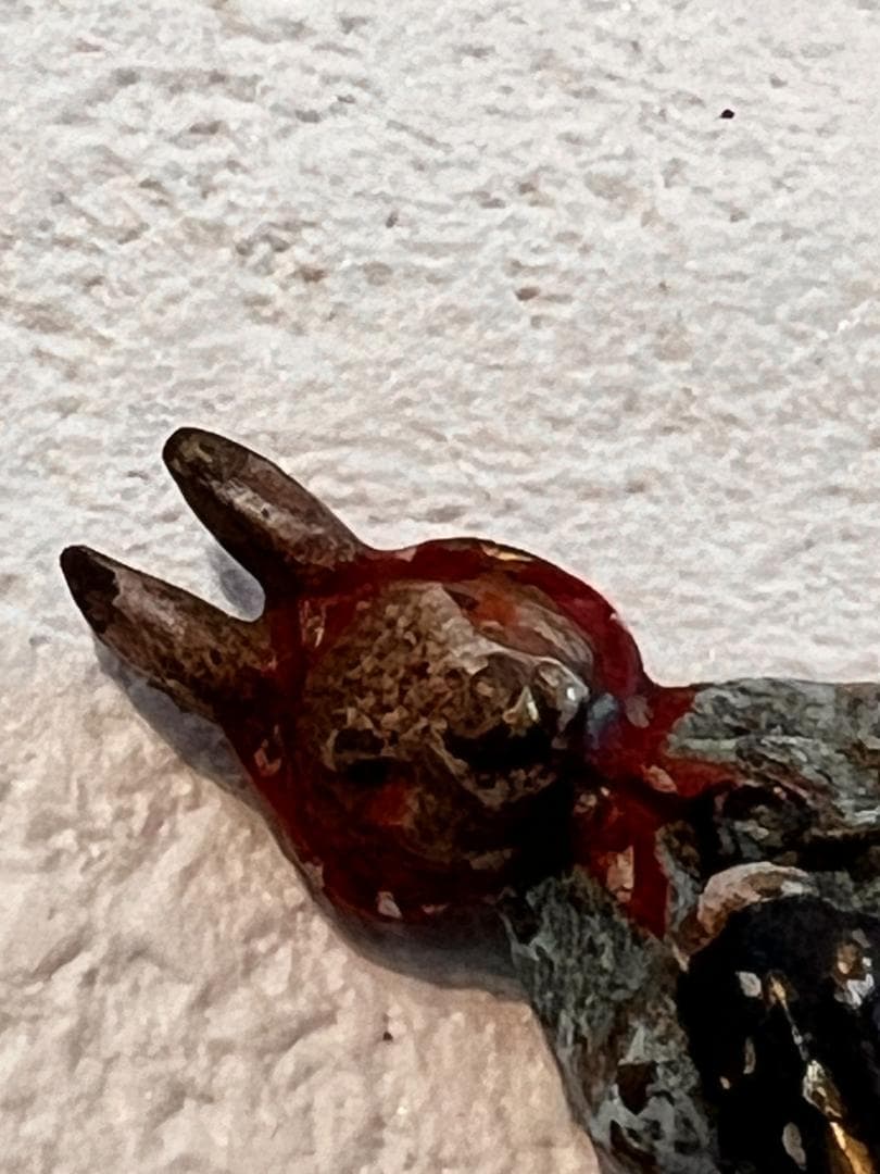 ビエナブロンズ　ミニチュアのフィギュア　　赤ずきんちゃんに化けたおおかみ