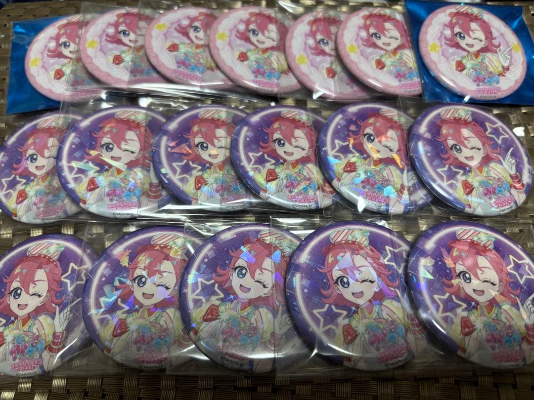 アイプリ おとめ 缶バッジ AMOカフェ 缶バッジ 七浦おとめ 18点