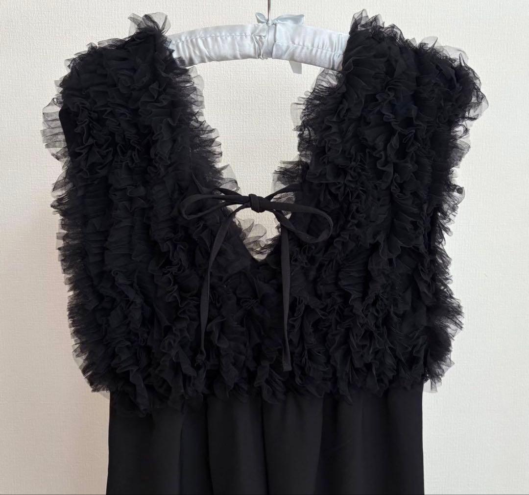 MEISM チュールフリルドッキングオールインワン オケージョン Mサイズ