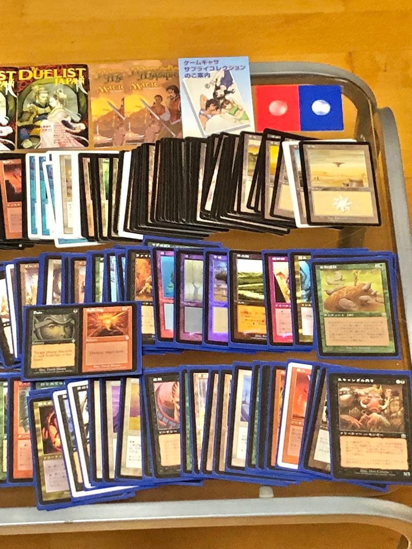 MTG マジックザギャザリング ４４６枚＋スリーブ１００枚＋説明書類６点セット