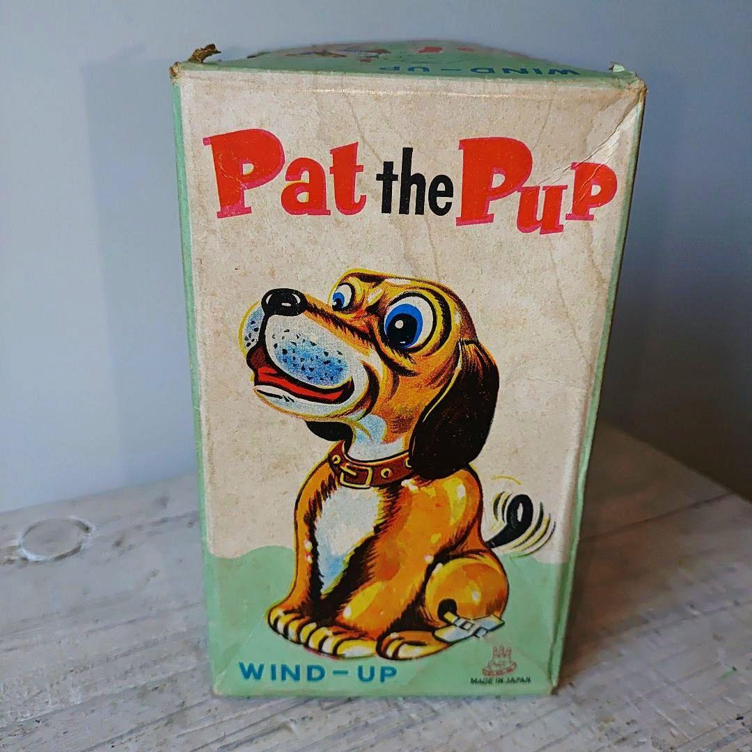 Pat the Pup犬のブリキゼンマイ おもちゃ 日本製　昭和レトロ玩具