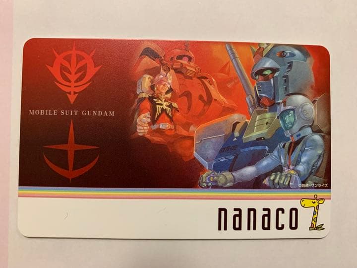 【入手困難・新品】機動戦士ガンダム　nanacoカード　カードケースTYPE-A