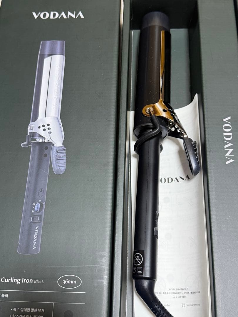 VODANA 36mm コテ　ヘアアイロン
