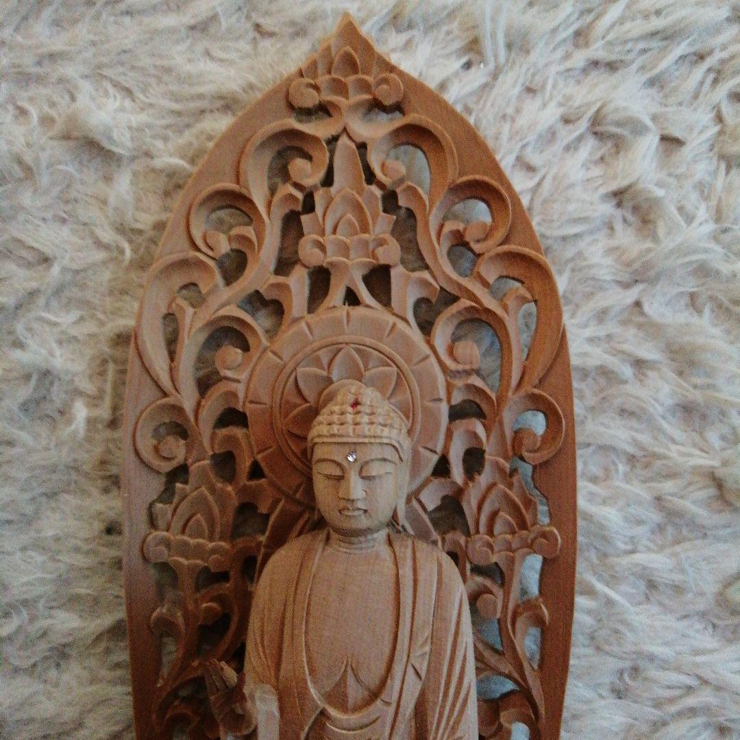 木製仏像 八角形台座