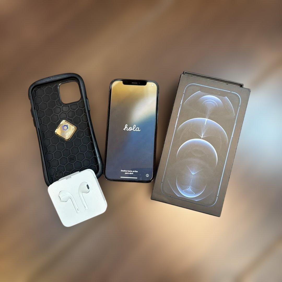 【美品】SIMフリー　Apple iPhone 12 Pro イヤホン付き