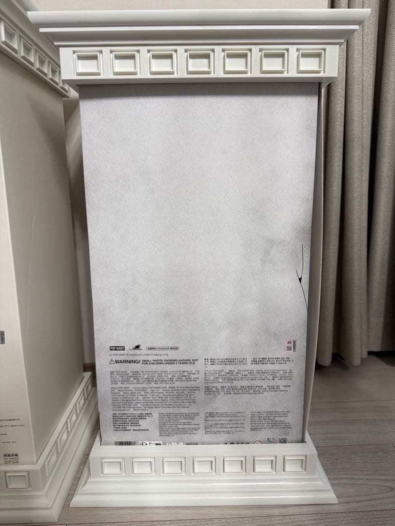 ジモモ　エンジェル　ぬいぐるみ2体＋箱＋専用土台＋ディスプレイ保護ケースセット