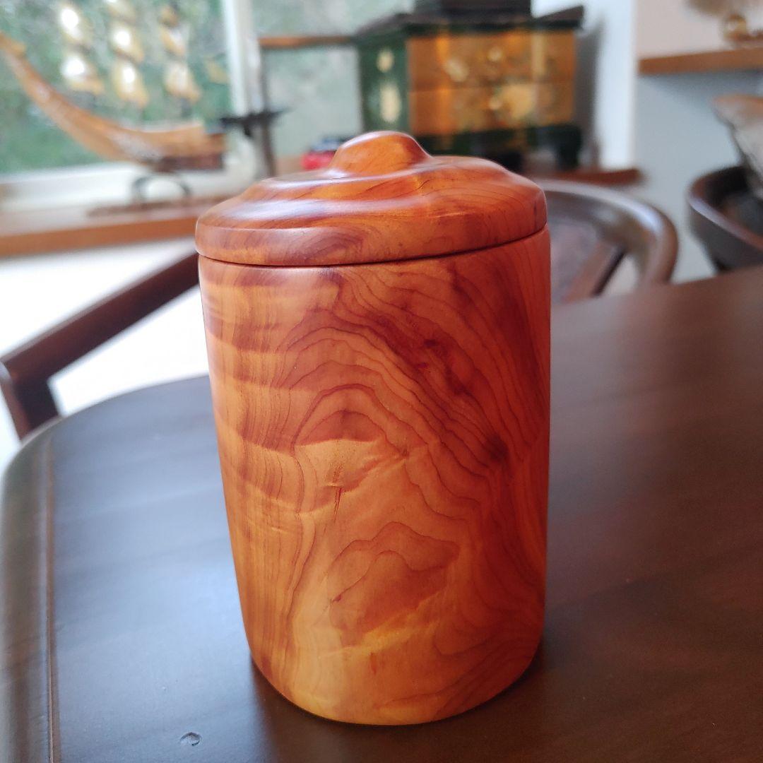 青森ひば　茶筒