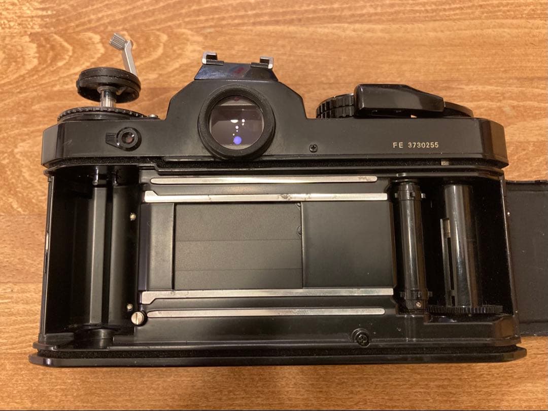 【精度確認済・モルト交換済】ニコン Nikon FE ブラック 黒 ボディ