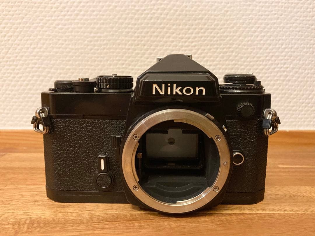 【精度確認済・モルト交換済】ニコン Nikon FE ブラック 黒 ボディ
