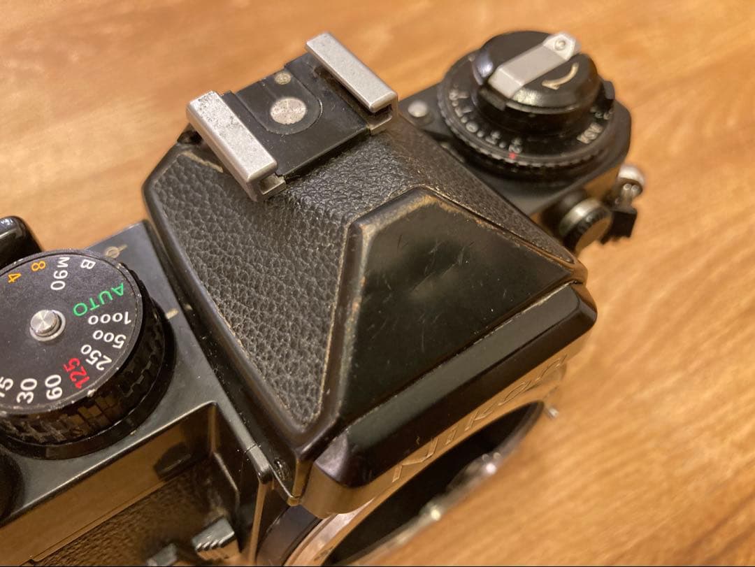 【精度確認済・モルト交換済】ニコン Nikon FE ブラック 黒 ボディ