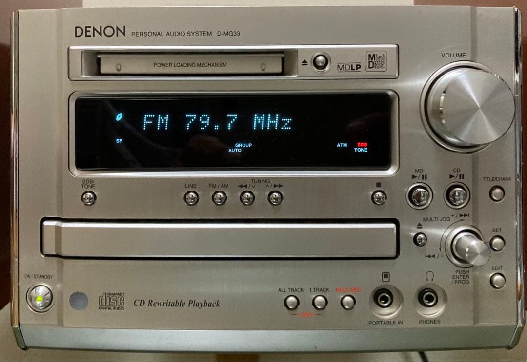 【良品】DENON・D-MG33・美音SC-M33スピーカー【希少説明書付】