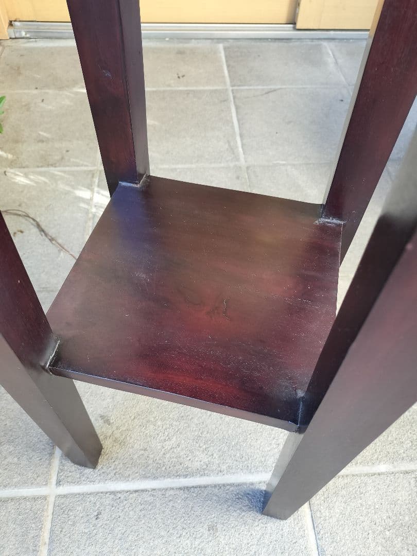 【凛さま専用】アンティーク花台　サイドテーブル　電話台　アジアン家具