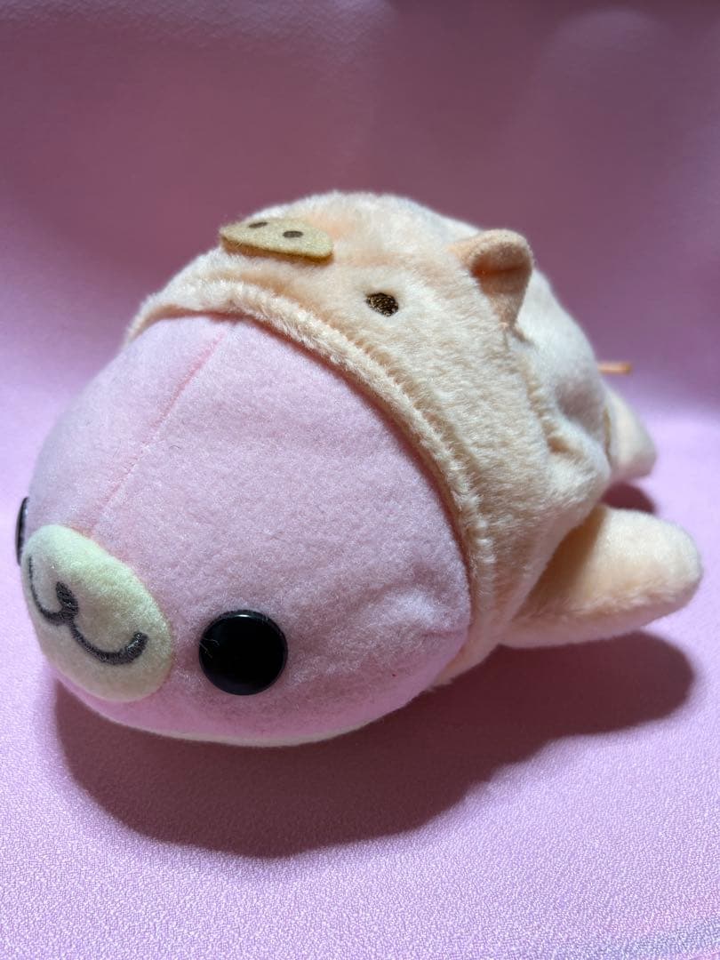 まめゴマ　おきがえぬいぐるみ　さくらゴマ