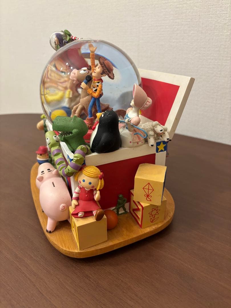 【TOY☆STORY】トイストーリー・おもちゃ箱スノードームオルゴール♪