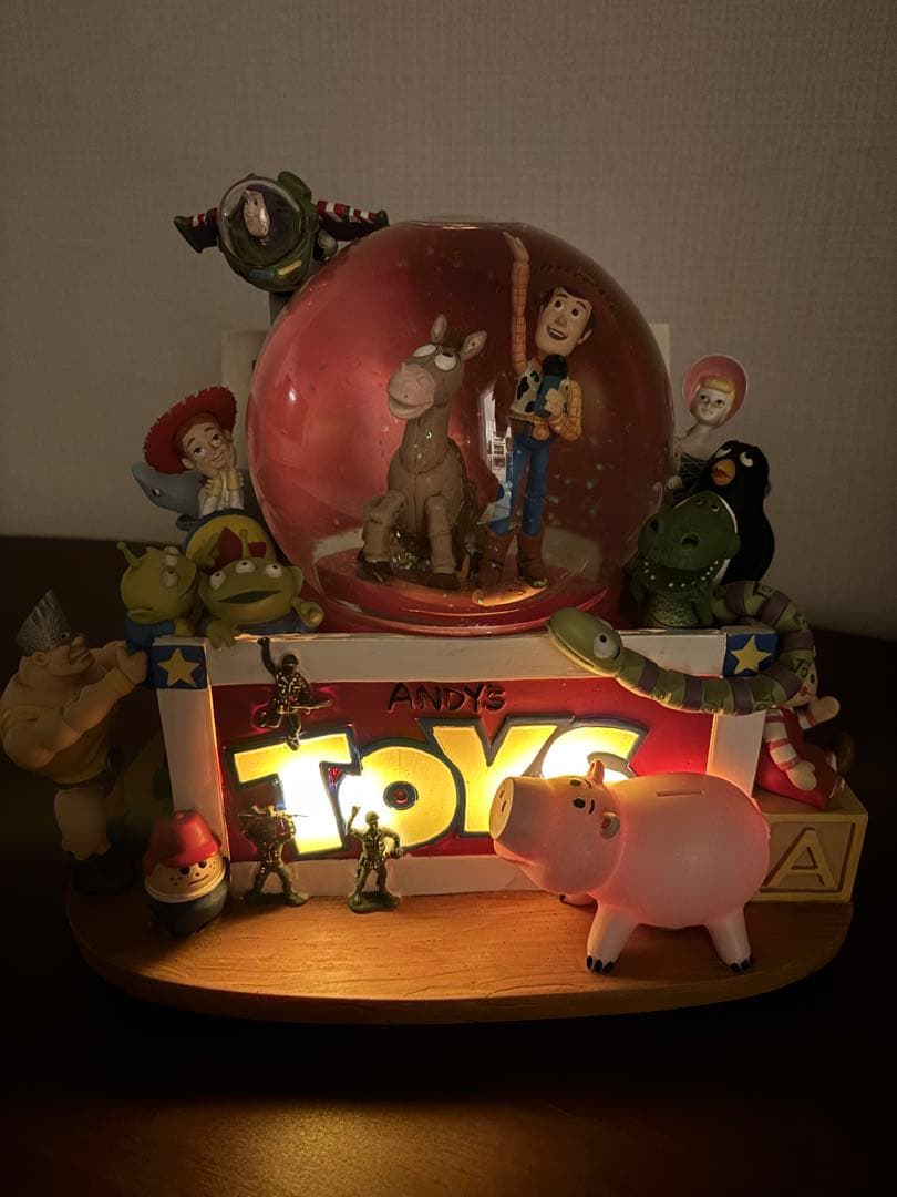 【TOY☆STORY】トイストーリー・おもちゃ箱スノードームオルゴール♪