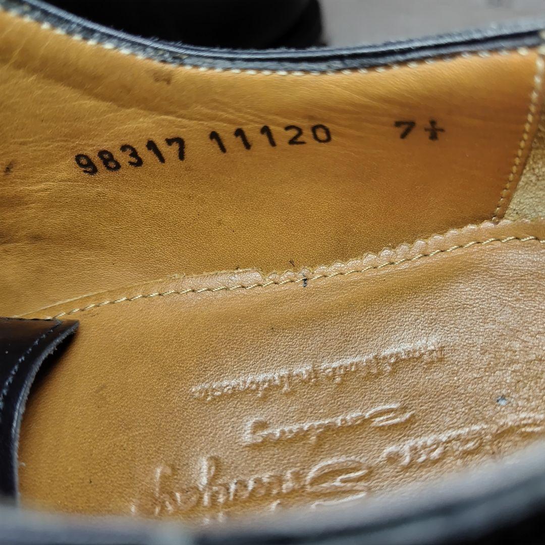 ジャランスリワヤ 11120 黒 ストレートチップ 内羽根 革靴 26cm