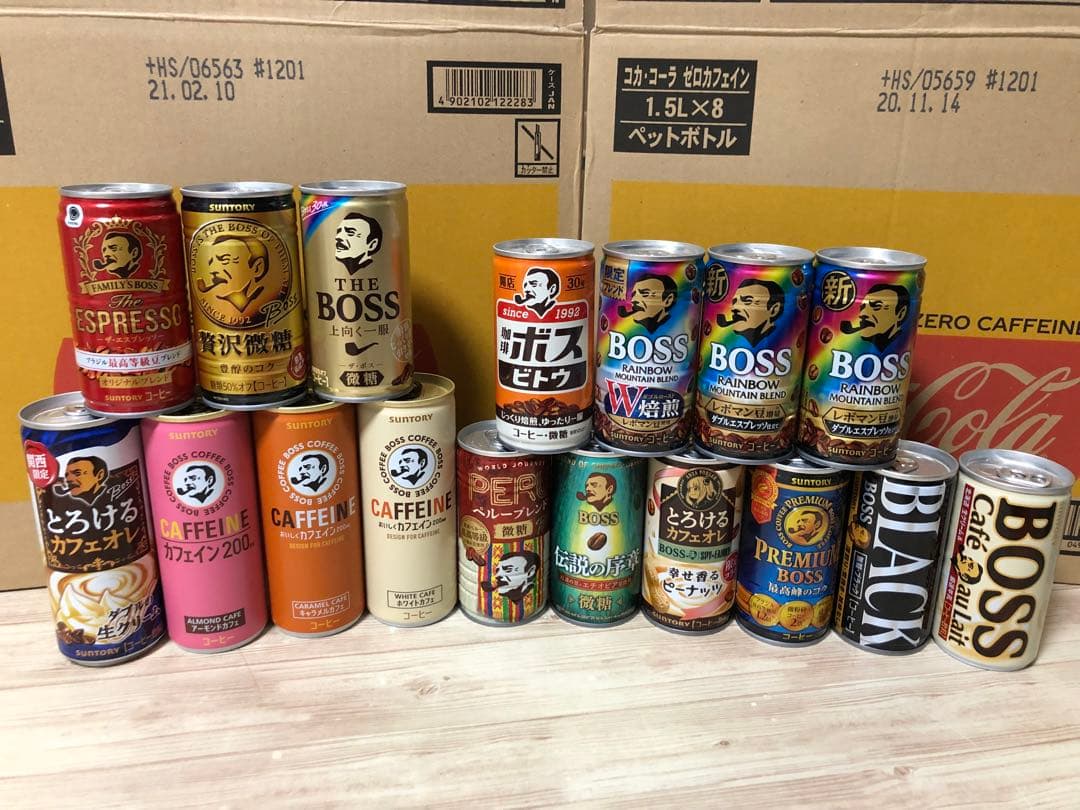 ✨お正月 sale‼️■歴代サントリーBOSS（空缶）