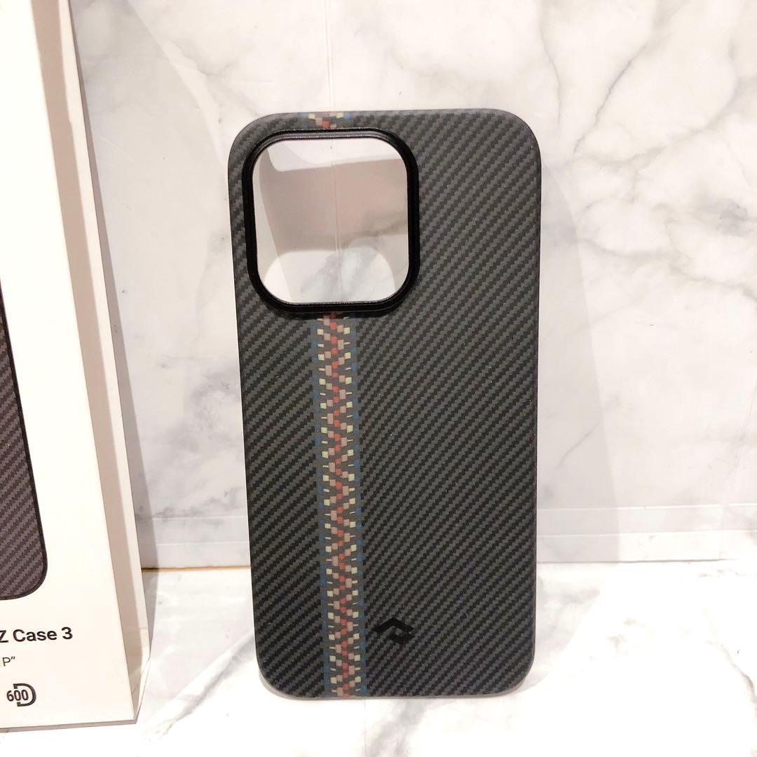 PITAKA アラミド繊維浮織 iPhone14 Pro ケース MagEZ