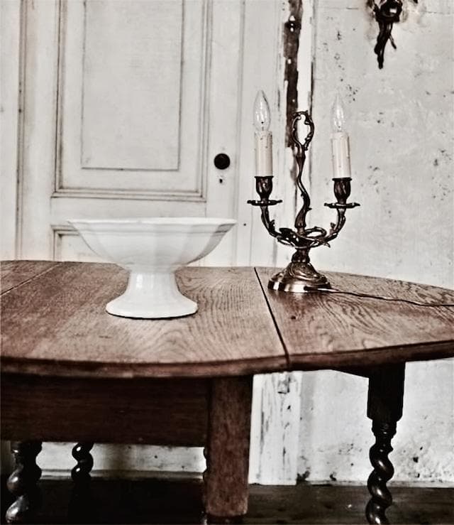 1900s フランス 25cm 白の堆積と大きなコンポティエ アンティーク