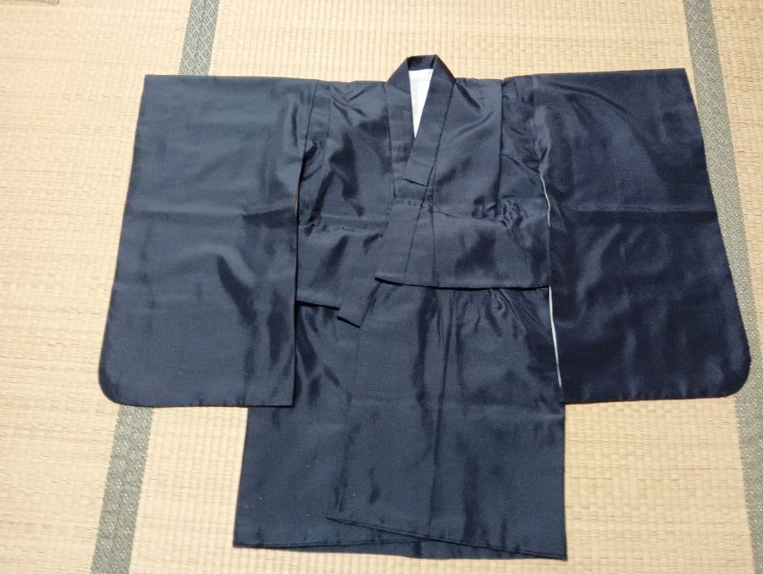 七五三用 鷹刺繍 紺色和装　袴セット