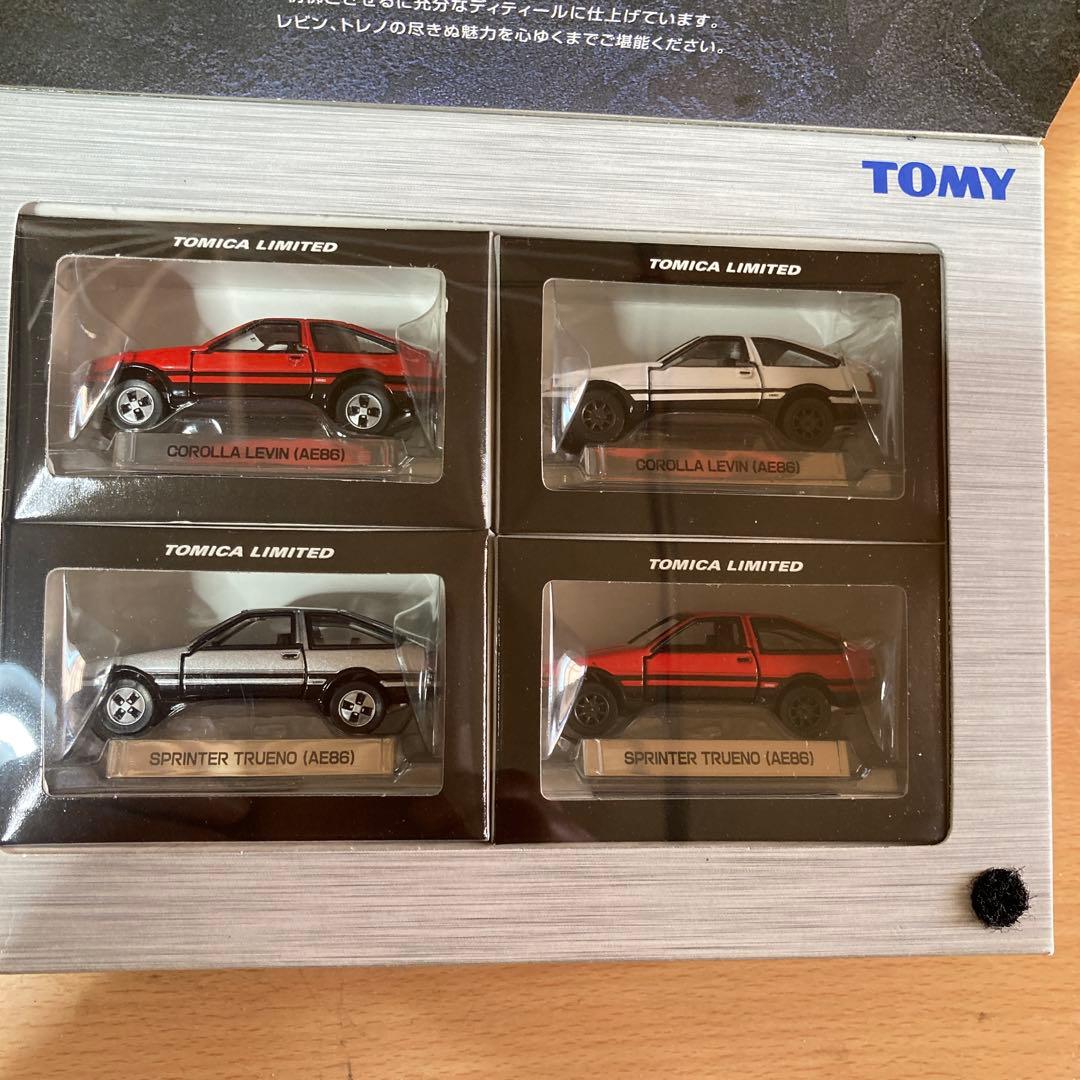 トミカ AE86 LEVIN/TRUENO & CELICA 4モデルセット