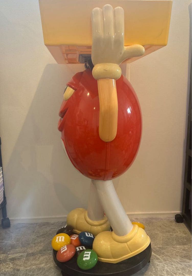 m&m's フィギュア ディスプレイ 【赤】 エムアンドエムズ