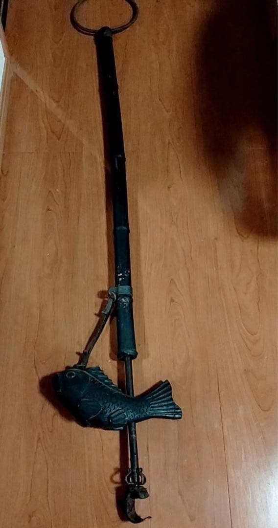 古民具　長火鉢自在鉤