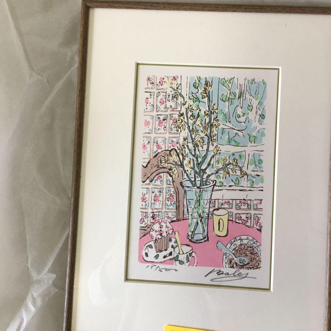 リトグラフ版画　ジャンバレー作品