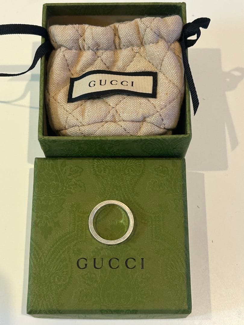 GUCCI シルバーリング 蜂のモチーフ　サイズ21