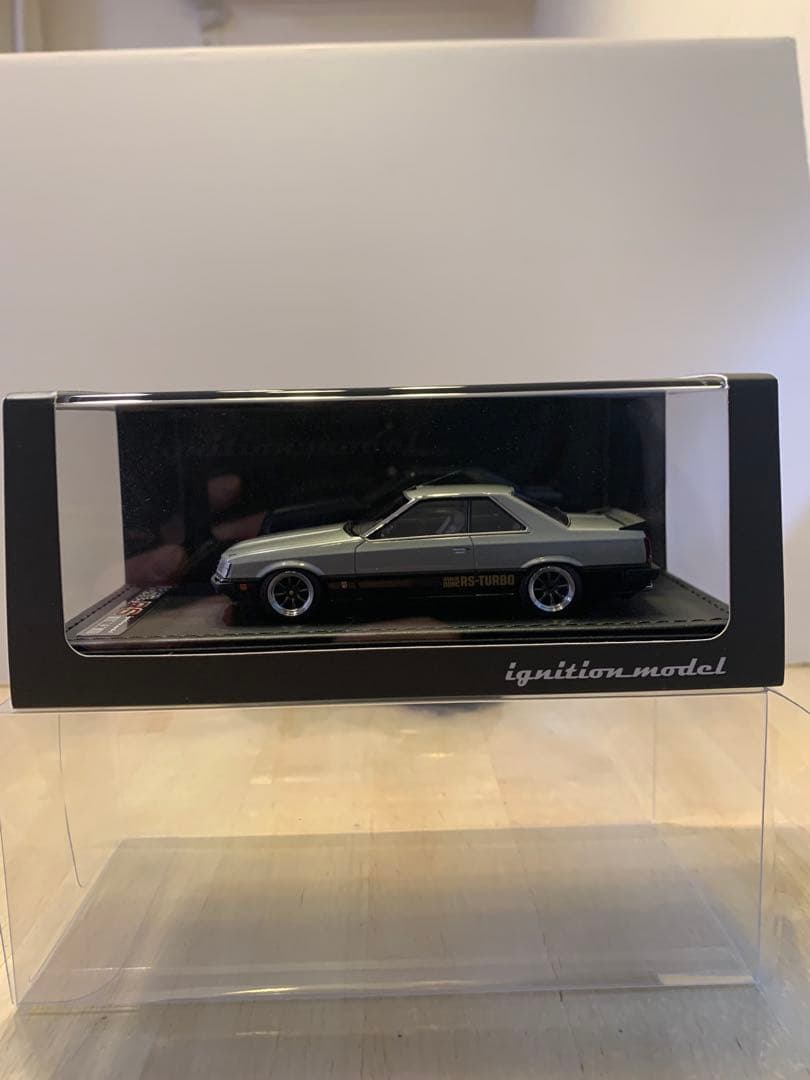 紅あづまIG 1/43 スカイライン　RSターボ　R30 シルバー