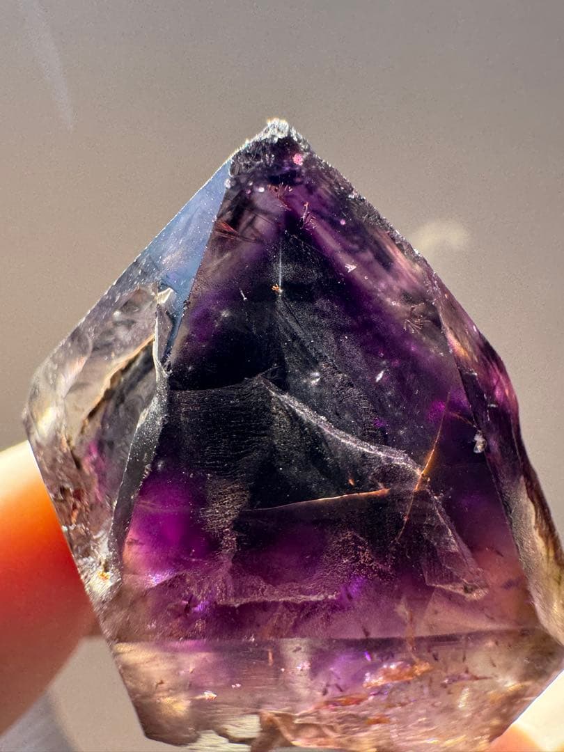 ブルーフレーム シャンガーンアメジストジンバブエ産 原石 鉱物標本