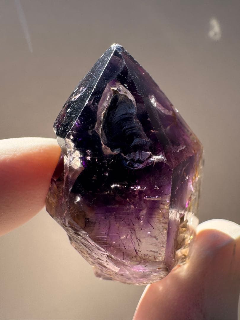 ブルーフレーム シャンガーンアメジストジンバブエ産 原石 鉱物標本