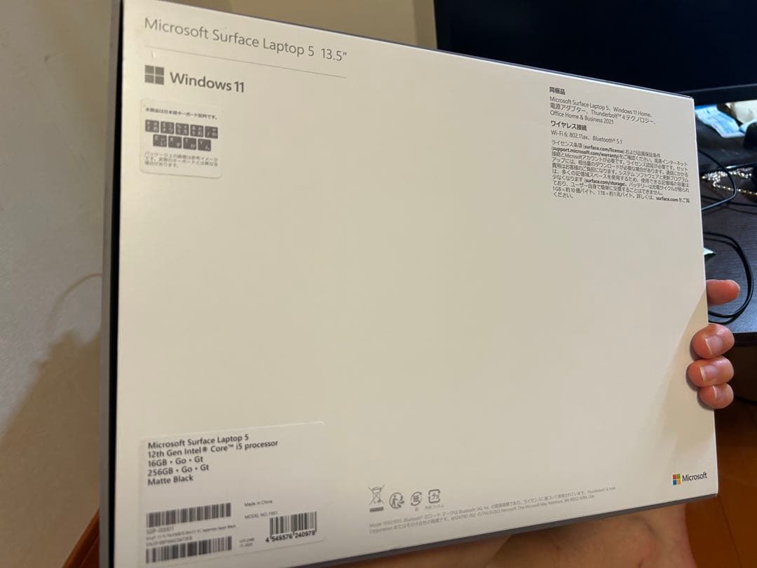 Surface Laptop 5 12世代corei5 16GB