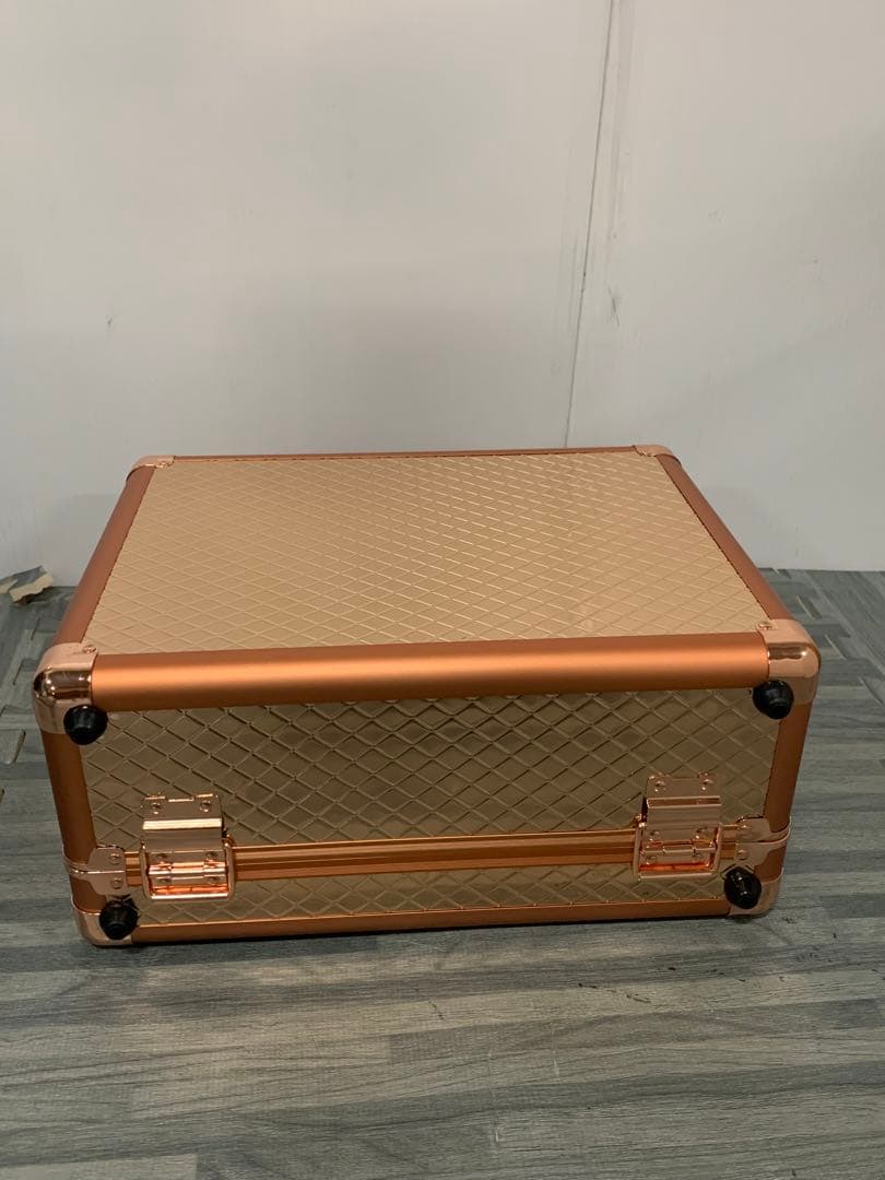 フランフラン ハリウッドボックス コッパー Sサイズ メイクボックスLEDライト