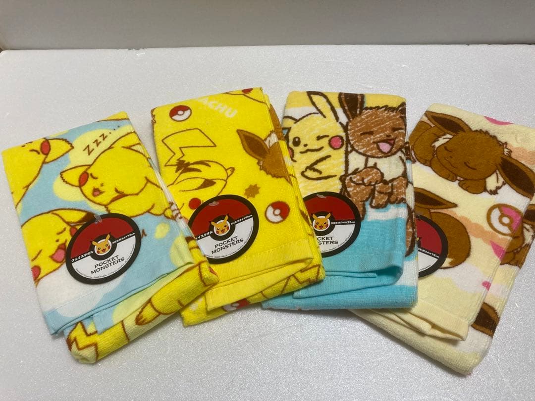 ポケモン キャラクター フェイスタオル❣️【新品未使用・匿名配送】