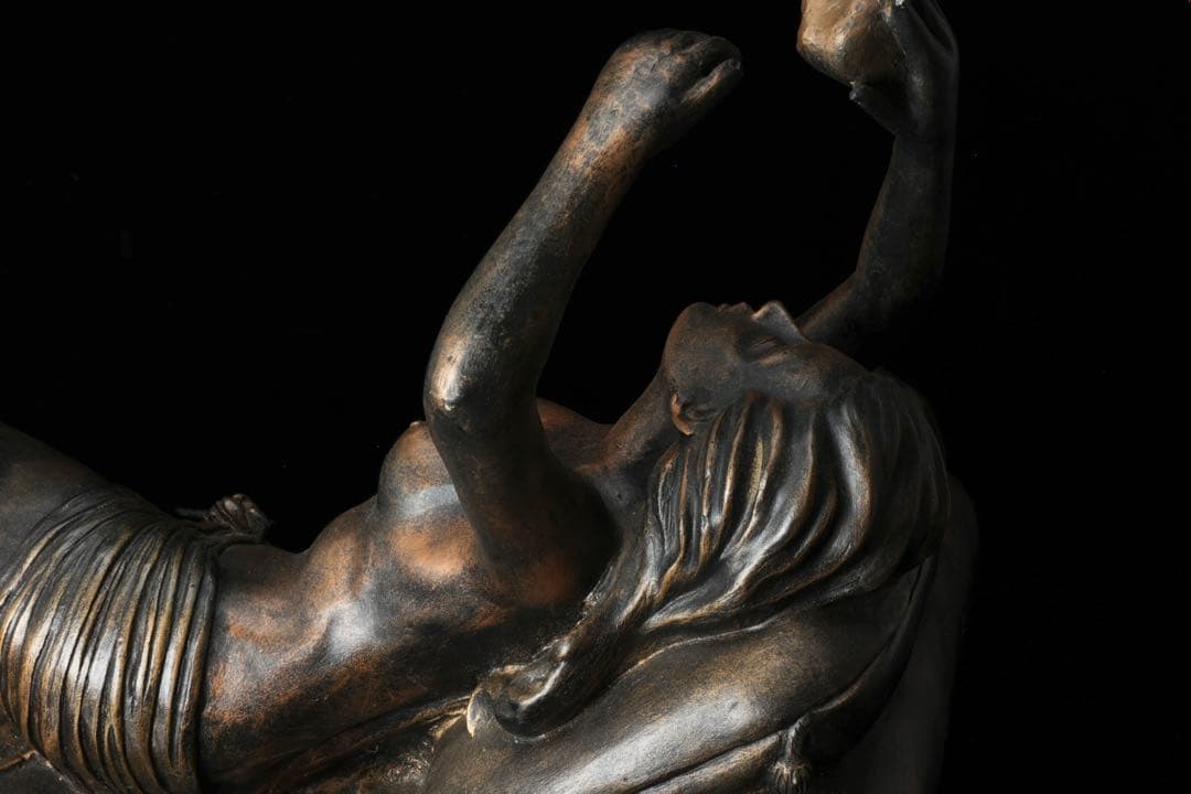 大型 裸婦横臥像 女性像 人物像 21kg 西洋彫刻 美術品 置物 オブジェ