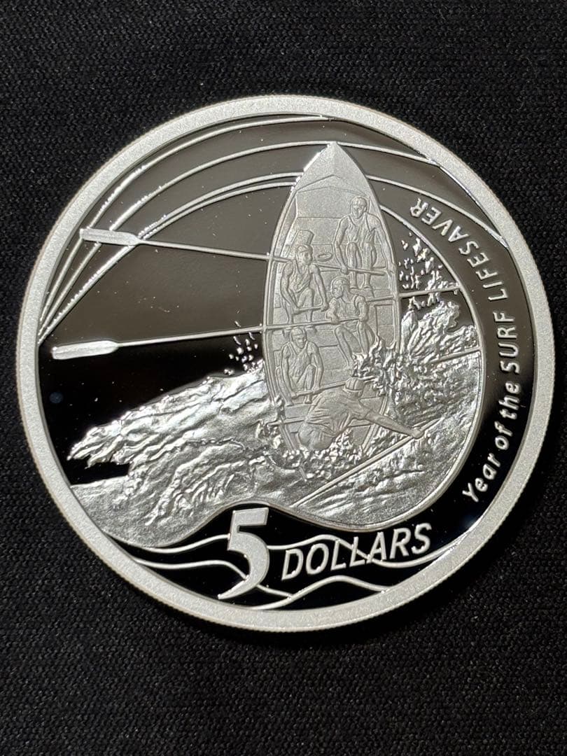 【純銀製】オーストラリア・サーフライフセーバープルーフ純銀36.9g！