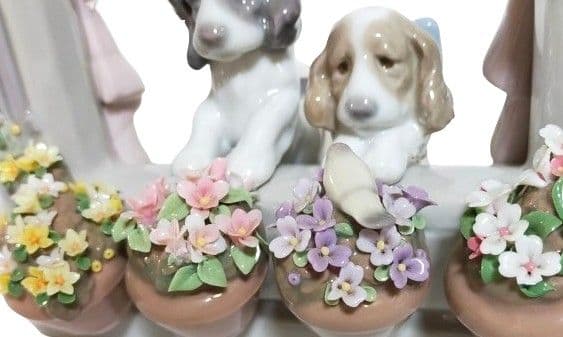 LLADRO リヤドロ 可愛いながめ 6502 犬 フィギュリン 西洋陶磁