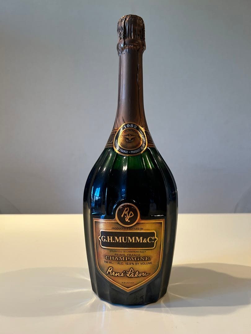 1982年 シャンパン G.H.Mumm Rene Lalouフランス