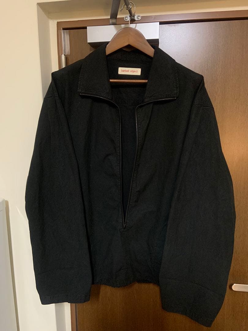 barbellobject dyed hn top black 売り切り価格