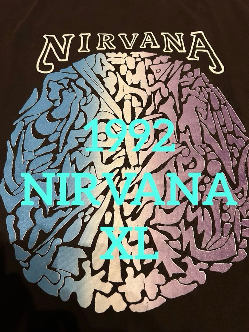 超スぺシャル‼️90s NIRVANAニルヴァーナ　ネバーマインド XL