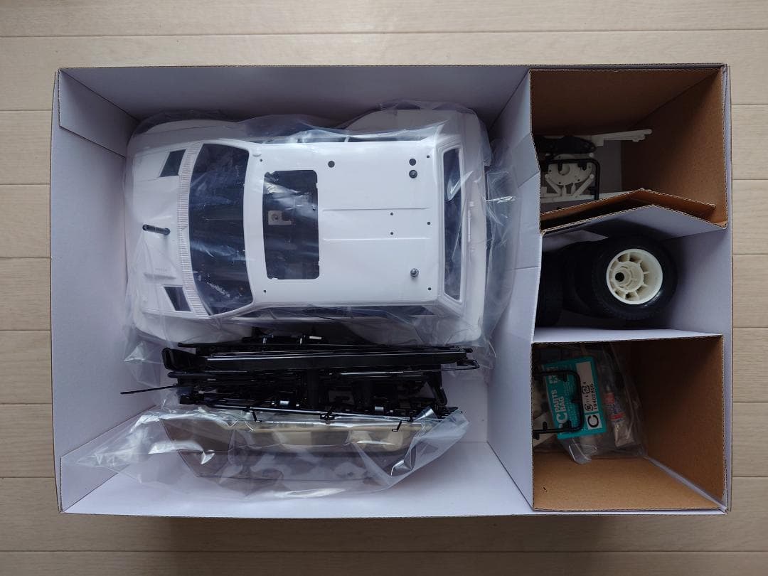 タミヤ 1/10RC Honda シティターボ(WR-02Cシャーシ)半完成状態