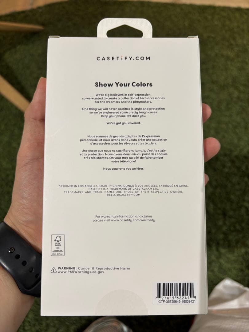 iPhone17PromaxWEEKEND店舗限定フラグメント CASETiFY